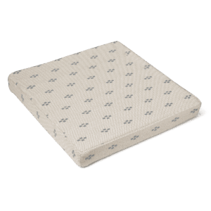 LAZE chair pad 'Clover' beige and blue