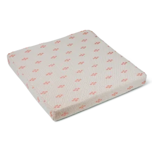 LAZE chair pad 'Clover' beige and blush