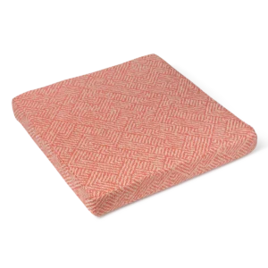 LAZE chair pad 'Maze' coral