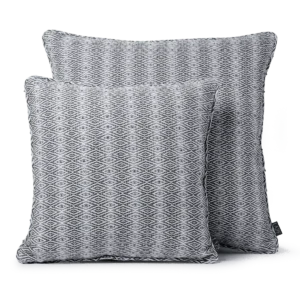 LAZE decorative cushion 'Diamond' dark grey and blue - various sizes