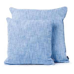 LAZE decorative cushion 'Misty' blue - various sizes